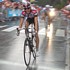 Andy Schleck wins the sprint for third place in front of Benoît Joachim